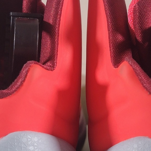 Nike KD 5 DMV 554988 610 Size 10 Bright Crimson/Volt-Wolf Grey Basketball Shoes - Picture 4 of 11